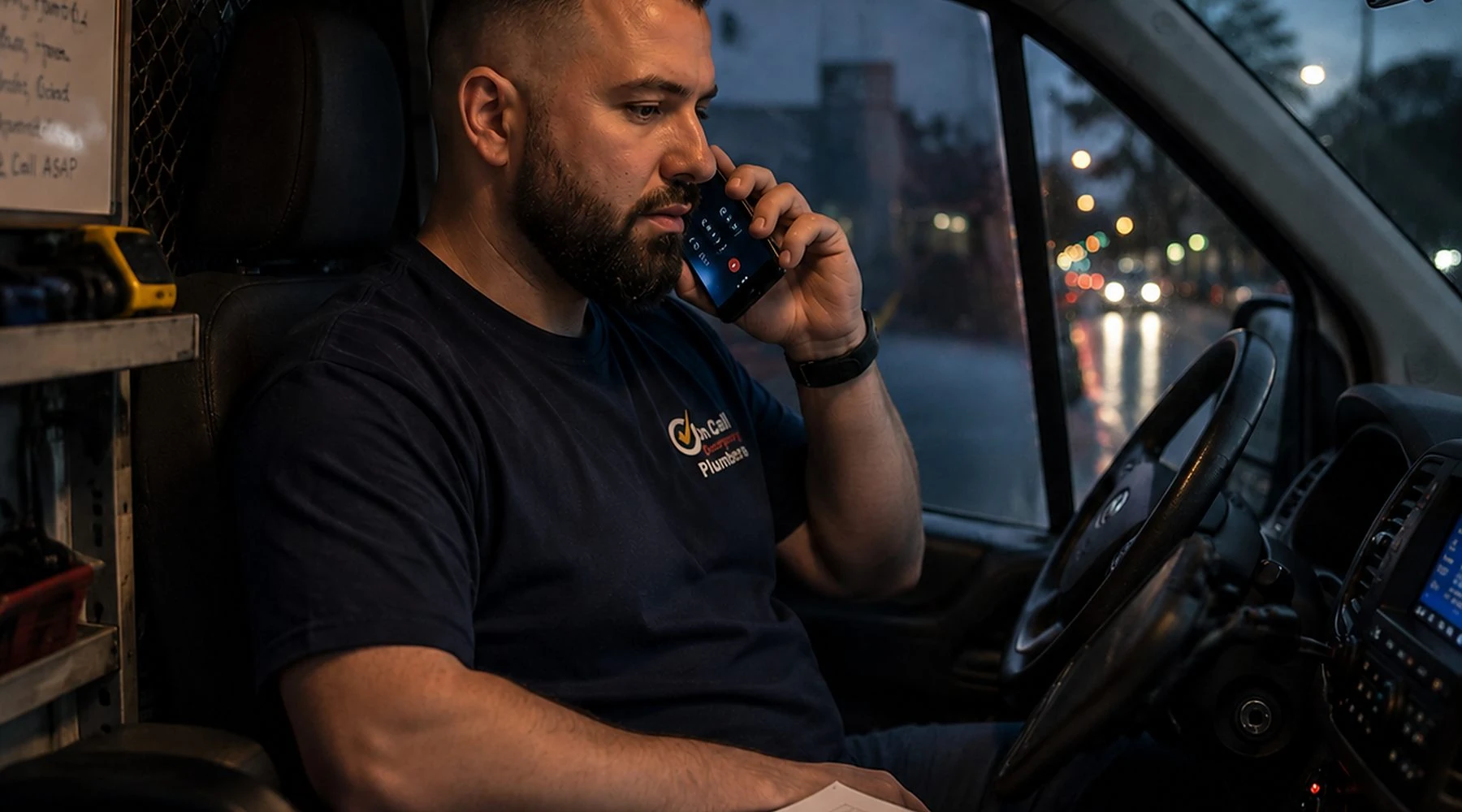 24-hour emergency plumber attending a Caulfield property