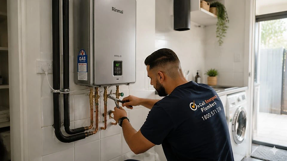 Hot water system service in Caulfield