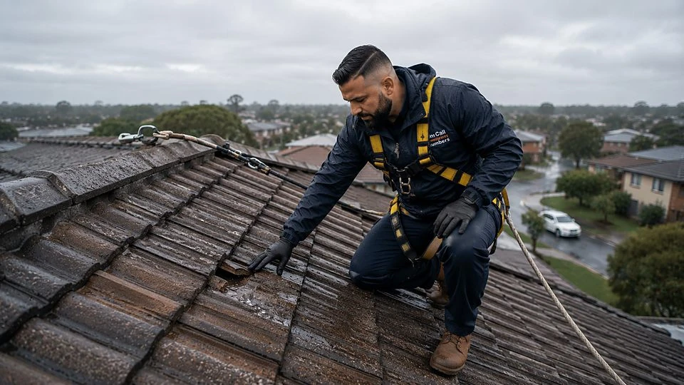 Roof leak repair in Caulfield